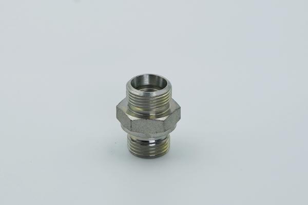 GB Standard BSPP Jic Ors Orfs Metric SAE Carbon Steel Stainless Steel Hydraulic Adapter
