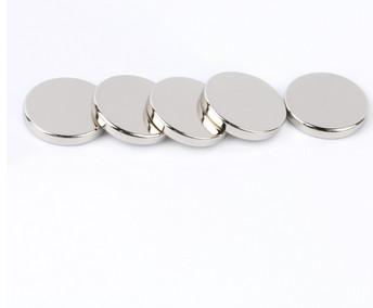 High Power NdFeB Disc Magnet ，N42 Neodymium Magnet Silver Coating