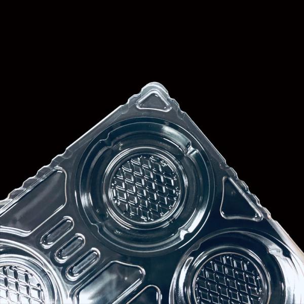 Clear PET 18-Divider Beverage Packaging Tray High Strength Custom Carrier