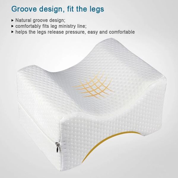 Comfortable Pregnancy Knee Pillow for Sleeping Unpick and Wash Memory Foam Bed Pillow