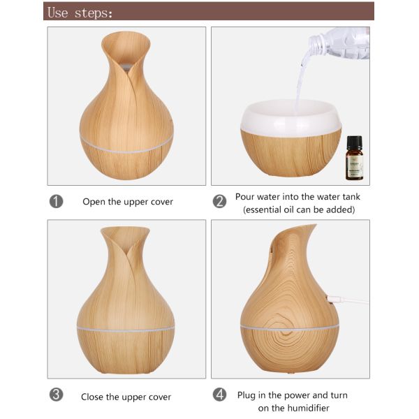 OEM Plastic Electric Smart Portable Air Humidifier Aromatherapy Function For Home