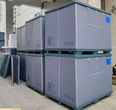 Nestable Pallet Pack Container Rectangular Folding Pallet Box Impact Resistant