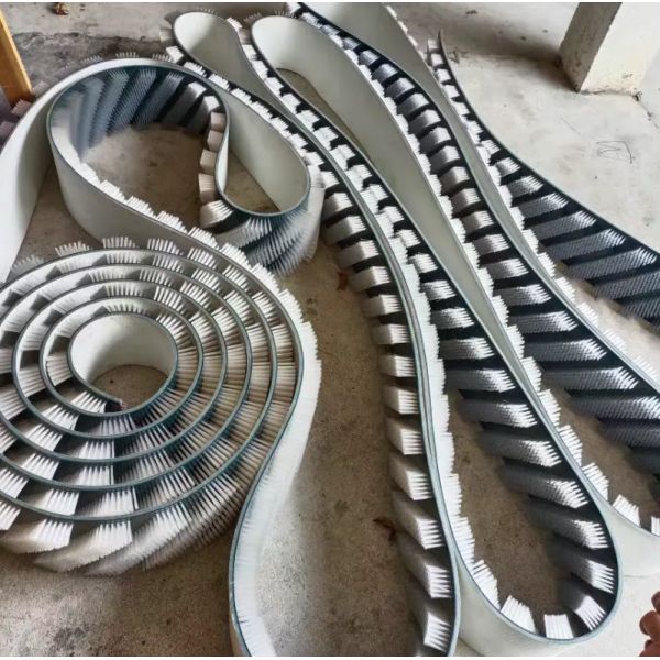 Nylon Bristle Cleaning Conveyor Belt Roller Brush 30mm