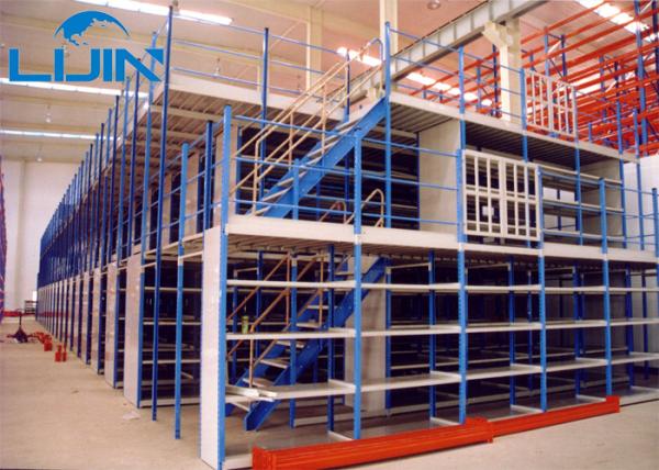 22FT / 6.5M Height Industrial Warehouse Shelving With Mezzanine Floor Racking