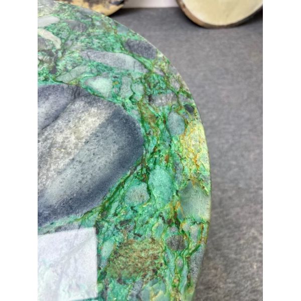 Tabla de café de piedra de mármol resistente al calor