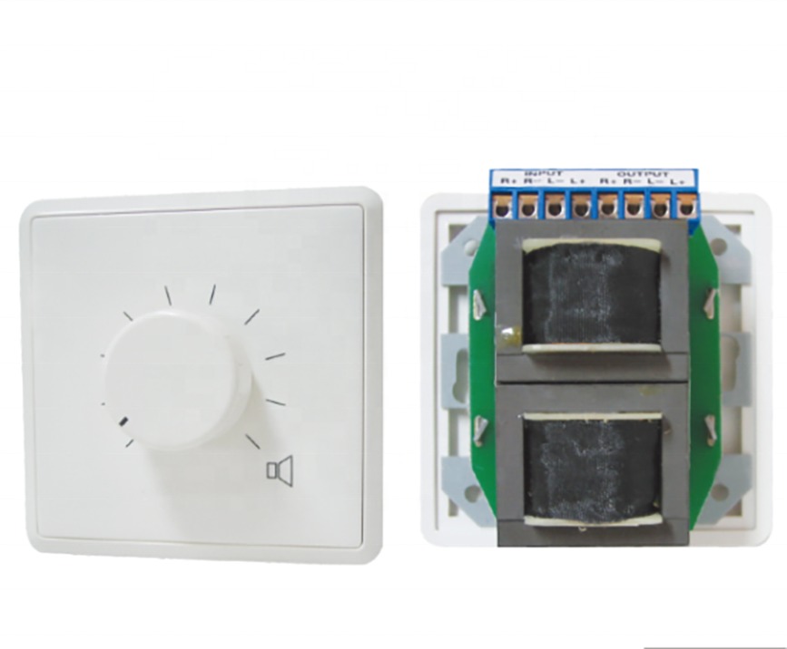 80*80 Volume Controller 12W Rotary Volume Control Switch With Relay