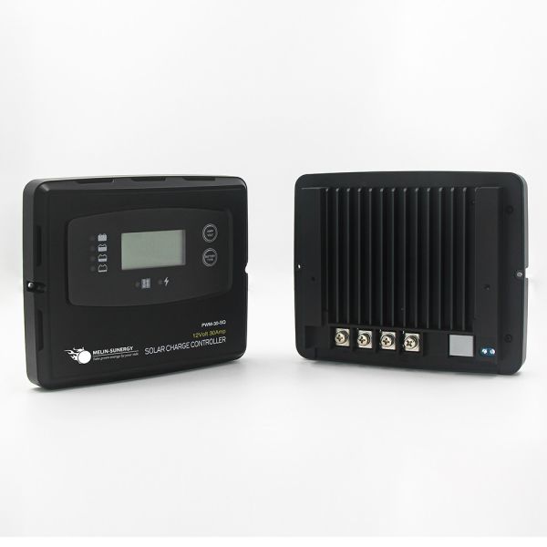 Control de carga solar digital de 30 amperios PWM para baterías Lifepo4 con BMS Despertar