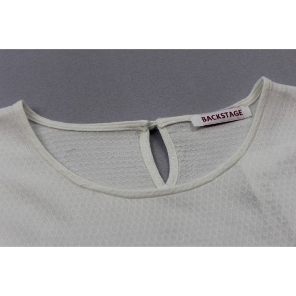 Sweet Long Ruffle Sleeve Fashion Ladies Blouse Mix Color Customized Service OEM / ODM