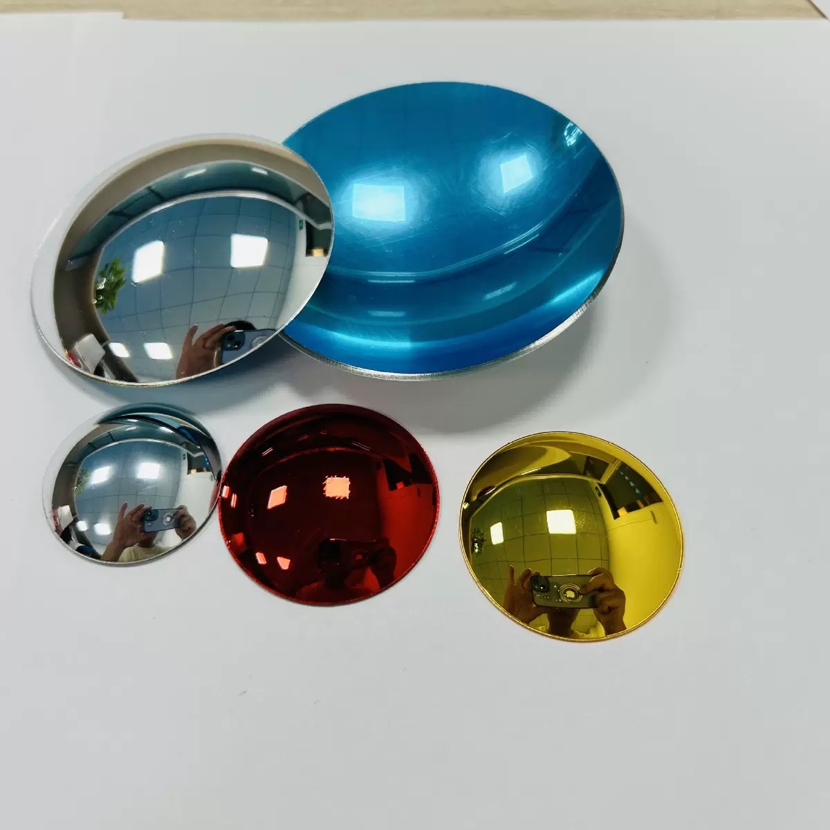 Custom Concave Height Acrylic Concave Mirror PMMA Shatterproof Adjustable Curvature Depth Focusing Reflector