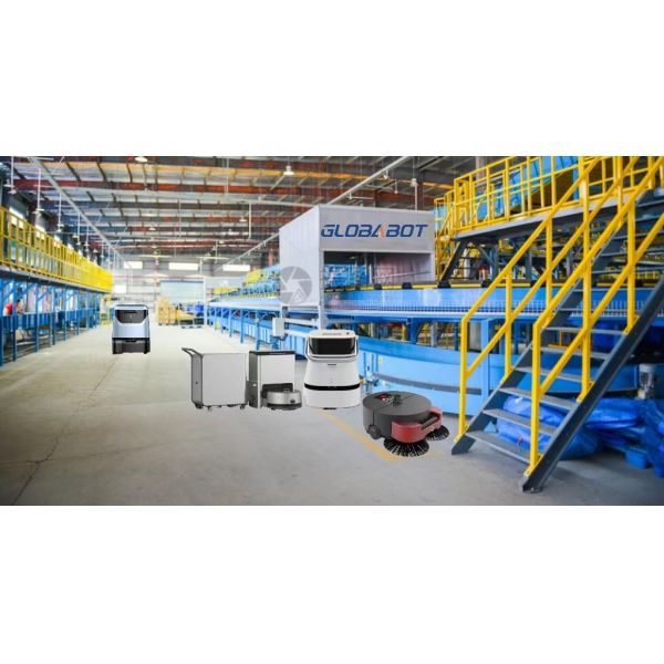 Limpeza de pisos robótica comercial certificada CE RoHS