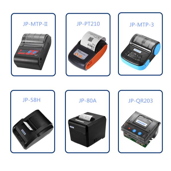 Mini Thermal Printer GOOJPRT QR204 58mm Super Mini Embedded Receipt Printer RS232 / TTL + USB Panel Printers