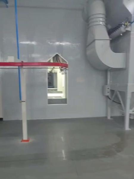 Energy Efficient Automated Powder Coating Line Compact Saving Space