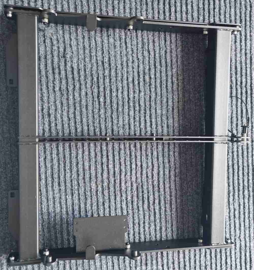 line array system flying rigging bumper stack metal frame