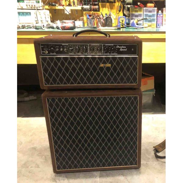 Custom Grand Over-drive Special ODS 30W Guitar Amplifier Head with Brown Tolex