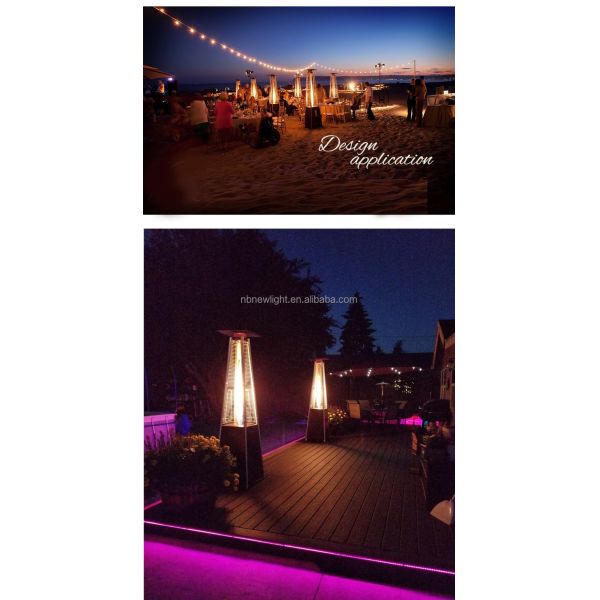 Стоящая пирамида факел газовый нагреватель крышка Общая высота 2270 мм Сделано для сада и в помещении