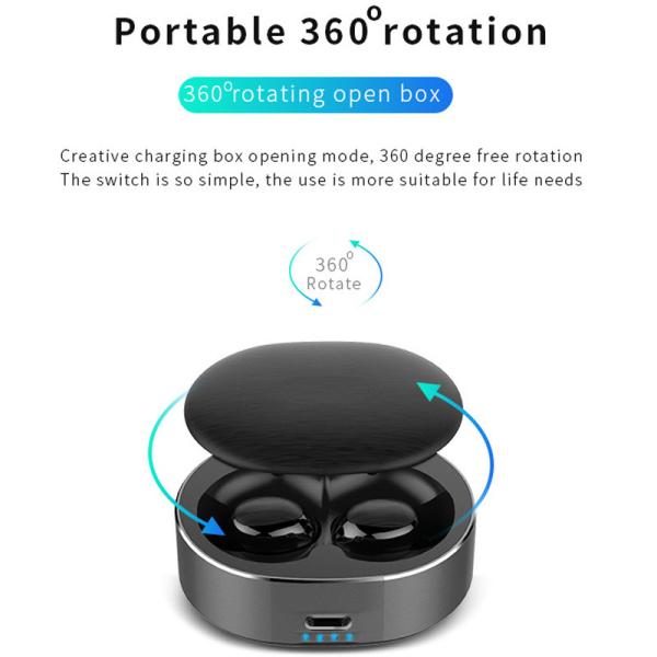 Bluetooth 5,0 fones de ouvido sem fio Mini Bluetooth Earphone Handsfree Headphone de Tws dos fones de ouvido ostenta o telefone dos auriculares do jogo de Earbuds