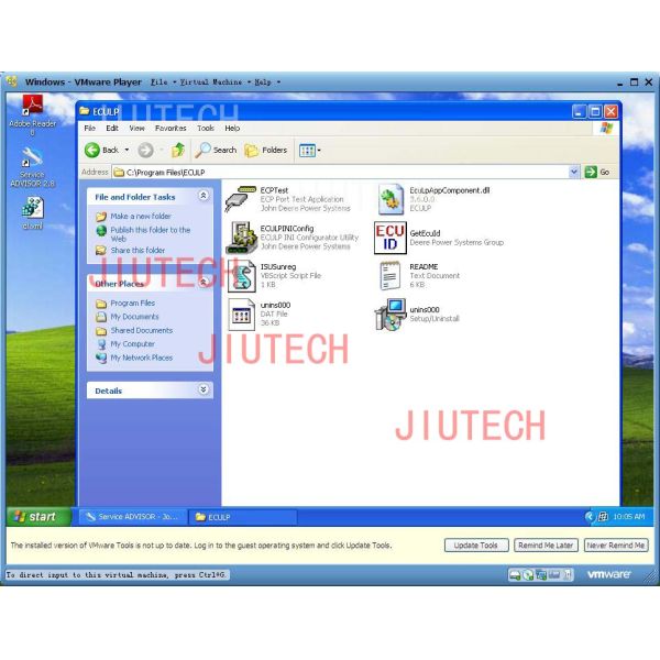 CF de diagnóstico del consejero 2,8 del servicio de John Deere del analizador del camión resistente