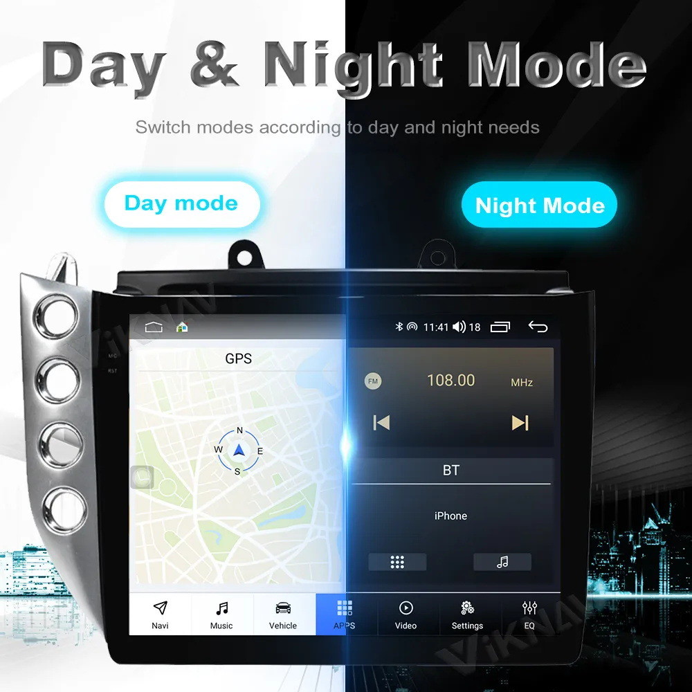 10 дюймовый сенсорный экран Android Car Stereo для Maserati Gt 2007-2017