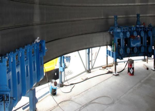 Agricultural Steel Silo Roll Forming Machine Automation Energy Saving
