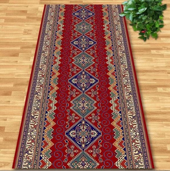 Persian Classical Style Commercial Floor Mat For Hotel Entrance Corridor Stairway