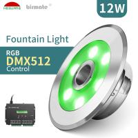 12W SMD3535 SS316L Rgb conduziu o controle da luz 350lm DMX da fonte