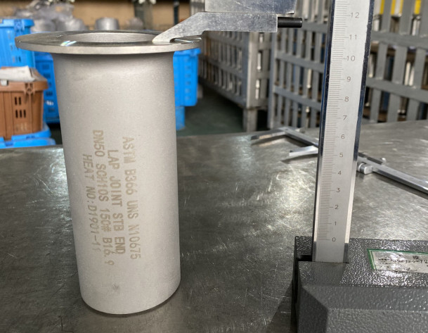 Обрезанный конец соединения подола ASTM B366 UNS N10675 DN50