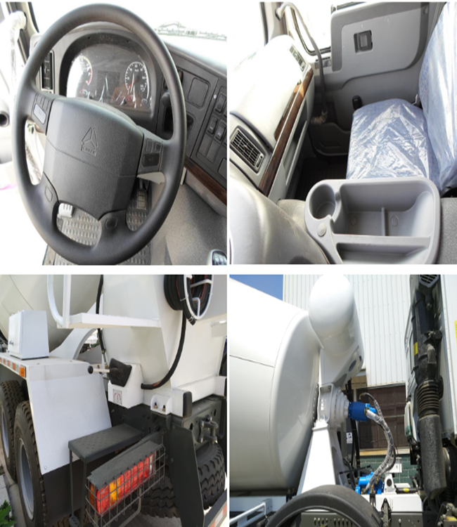 Howo 8x4 6x4 Левая сторона Вождение 20 кубических 30CBM метров Бетонный смеситель грузовик Дизельный объемный цементный смеситель грузовик