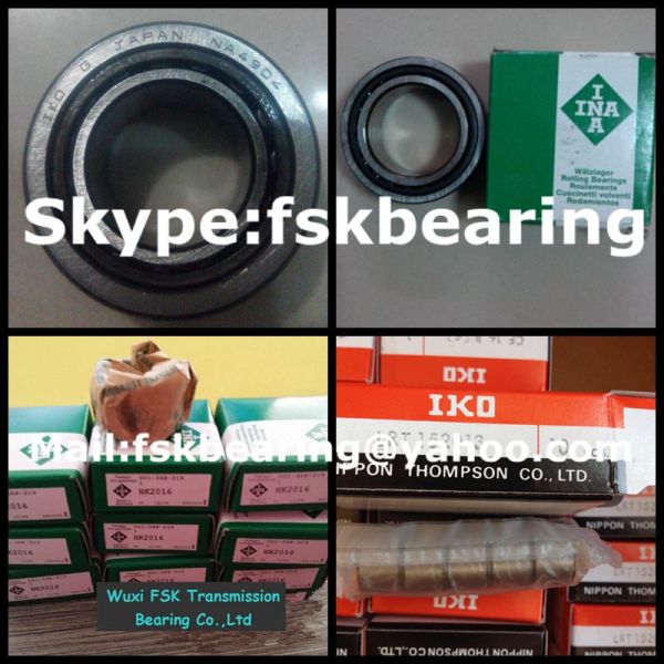 NA6908 2RS Solid Ring Needle Roller Bearing Steel Cam Follower for Textile Machinery