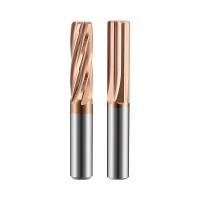 Reamer de carbure solide avancé avec technologie de revêtement de haute précision Longueur de l'outil 50-150 mm et options de revêtement