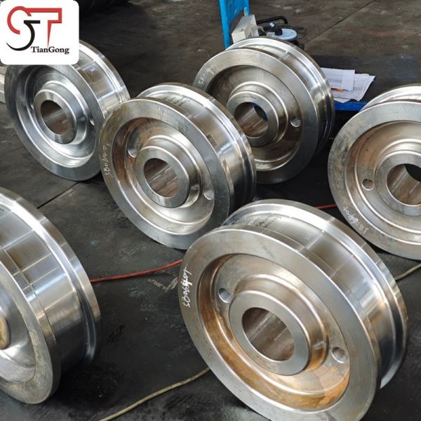 Large-Diameter Crane Guide Wheels for Container Stacker Vertical Alignment