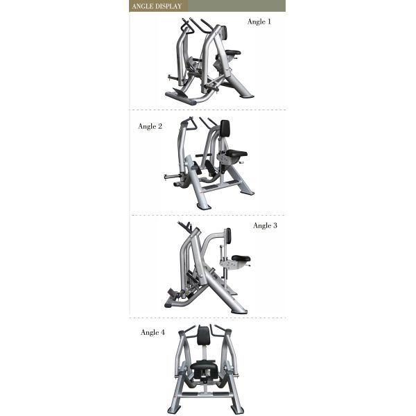 Q235# Steel Hammer Strength Plate Loaded Equipment Row Machine Seated