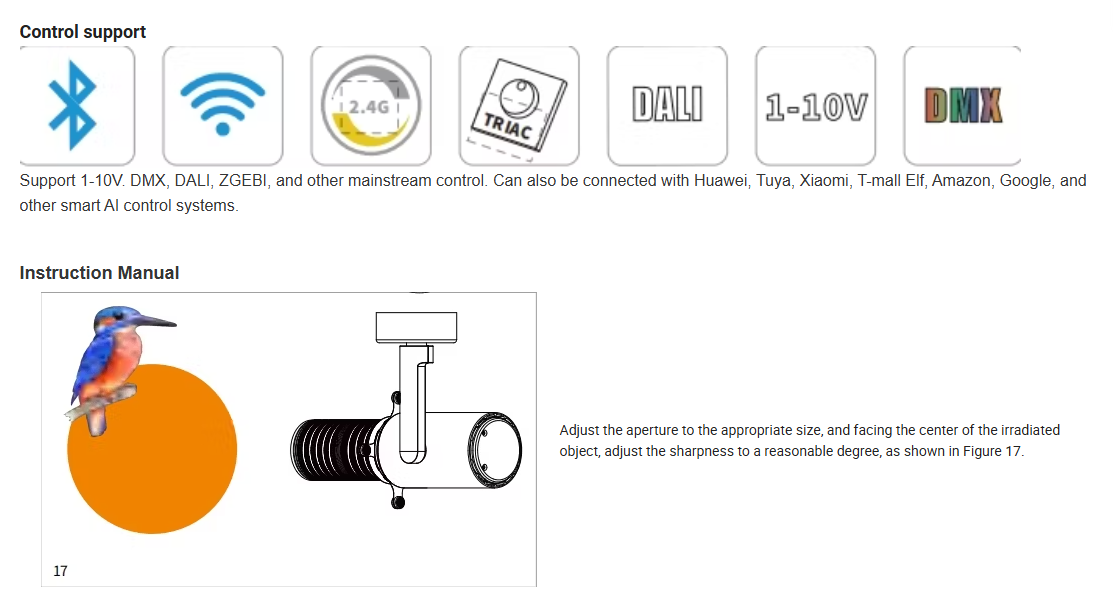 Factory Price 10W 1-10V Dimming Shapeable 360° Rotation High Brightness 2700K-6000K LED Spot Track Light for Art Gallery