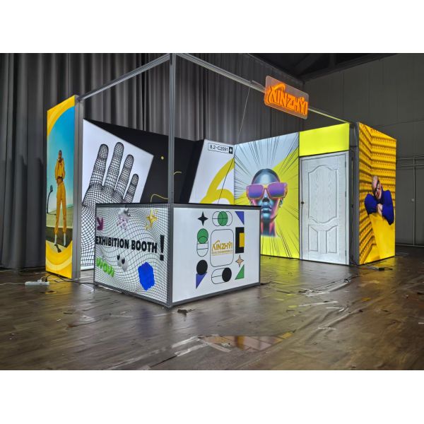 Exhibition 10x10 Trade Show Booth Fabric Trade Show Displays