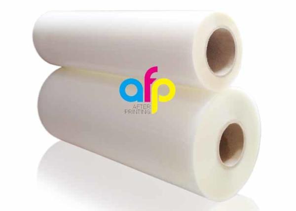 75 Mic Roll Laminating Film Genuine / Real Matte Polyester Material