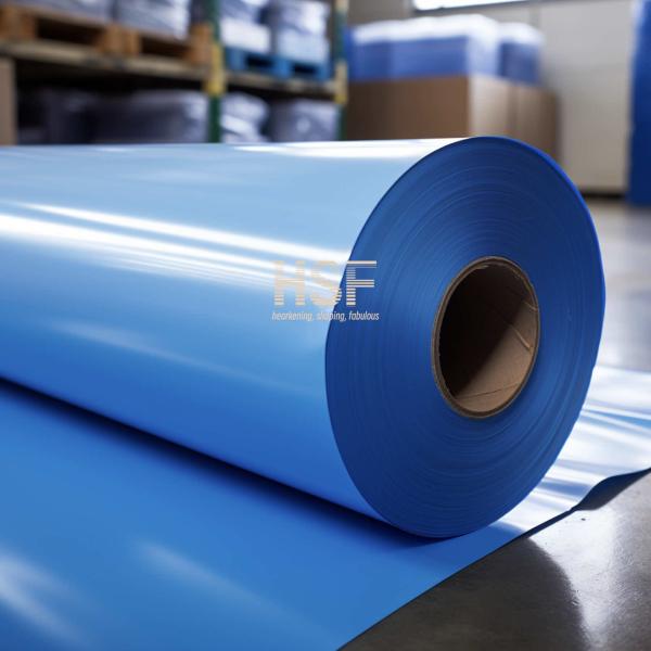 Filtro de polietileno de alta densidade opaco azul 80 μM sem halogênio
