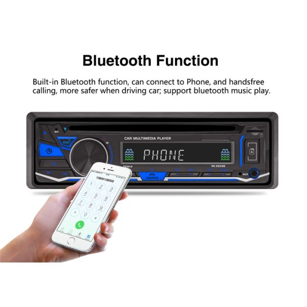 178*50mm Single Din Car DVD Player ROHS Single Din Car Stereo Dvd Player