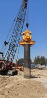 Concreto Vibratory Pillar Driver Pillar Martillo Grúa colgante Vibro Martillo eléctrico
