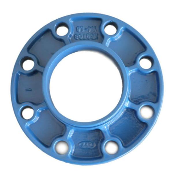 Lightweight Ductile Iron Pipe Fittings Grooved Flange Adapter 1-24