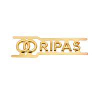 Bolso de moda Etiquetas de metal Logo Placa Marca Metal Carta Etiqueta Bolsa Etiqueta Hardware