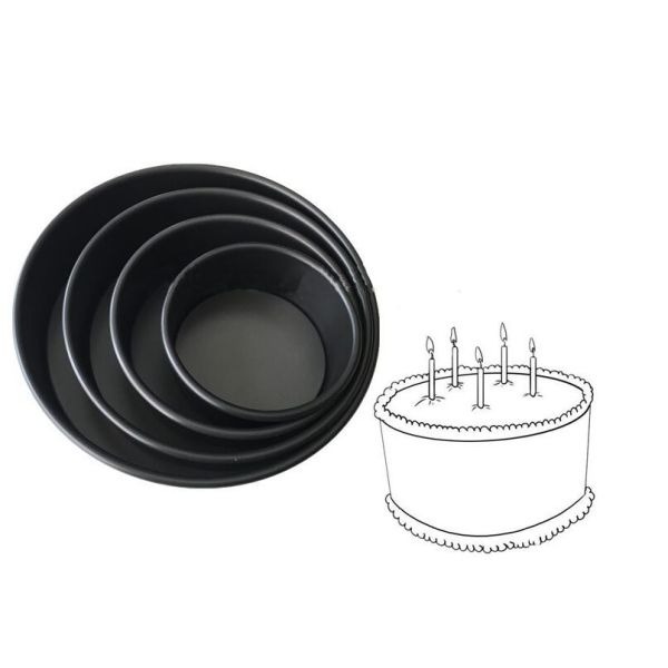 RK Bakeware China Foodservice NSF Hard Coat Loose Bottom Round Алюминиевый противень для чизкейка Шифоновый противень для торта