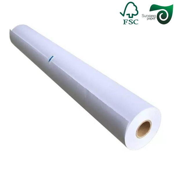 Rollo de papel bond para plotter CAD de 24 y 500 pies, diseñado para la industria de la confección