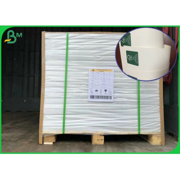 300GSM 610*860MM Color blanco C1S Tablero de marfil para hacer cajas plegables