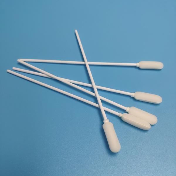 da cabeça grande da esponja de 14cm cotonete estéril descartável nenhuma fluorescência