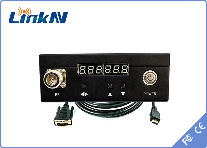 Шифрования безопасности AES256 передатчика COFDM HDMI батарея задержки беспроводного высокого низкая использующая энергию