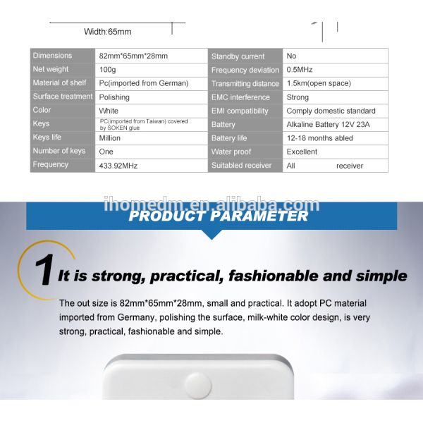 Полностью водонепроницаемый солнцезащитный крем пылезащищенный и устойчивый к ударам 1 ключ кнопка вызова службы