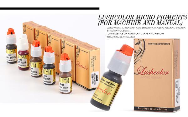 Beauty Semi Permanent Makeup Pigments / 38 Colors Tattoo Pigment Microblading Supplies