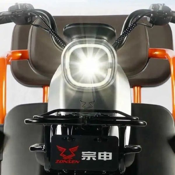 Passenger Three Wheel Electric Tricycle Scooter Driving Mileage of ≥90km and Affordable