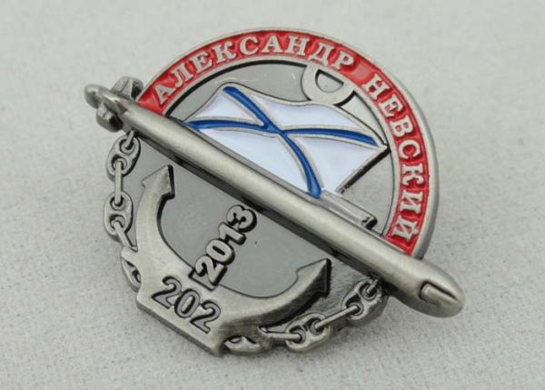 Silver Owl Die Cast Medals , 90 Diameter 3D Medals With Metal Chain For Gift