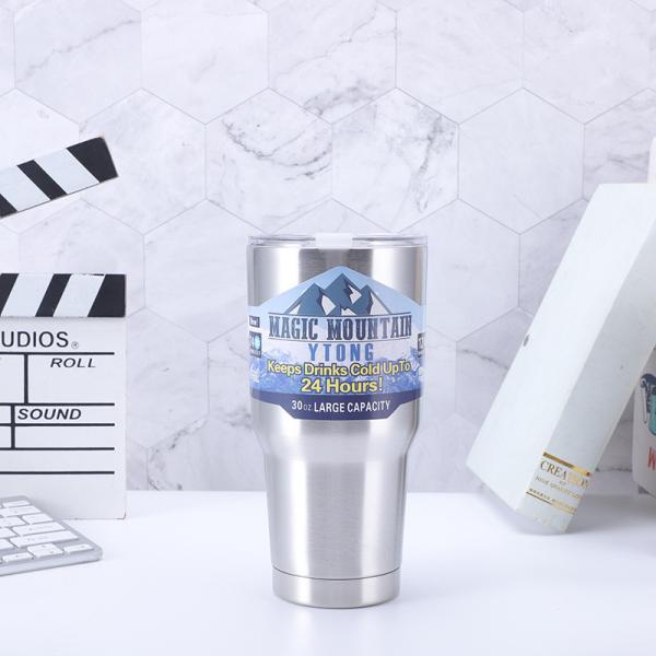 30oz Portable Stainless Steel Thermos Tumbler Keep Drink Cold Hot Vacuum Flasks Mugs Coffee Bottle Water Bottle With Straw