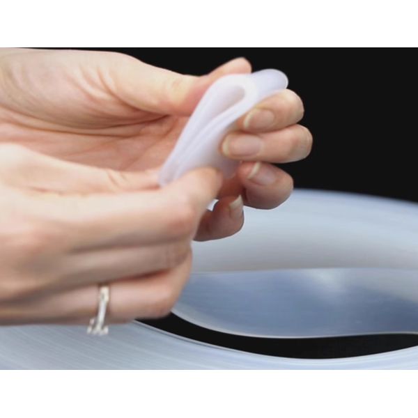 Промышленный прозрачный силиконовый экструзион, силиконовый профиль, силиконовый шнур, силиконовый уплотнитель